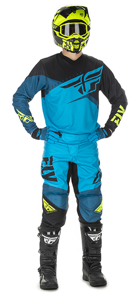 Paradise Teal Fly Racing 2019 Adults Lite Hydrogen Motocross Off Road Jersey 