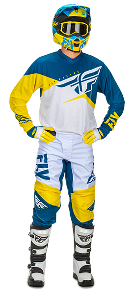Yellow/White/Navy 38 Fly Racing 2019 F-16 Pants